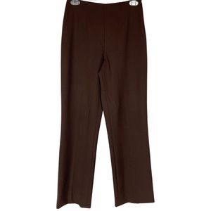 Ralph Lauren, black label, brown, high waisted straight leg pants